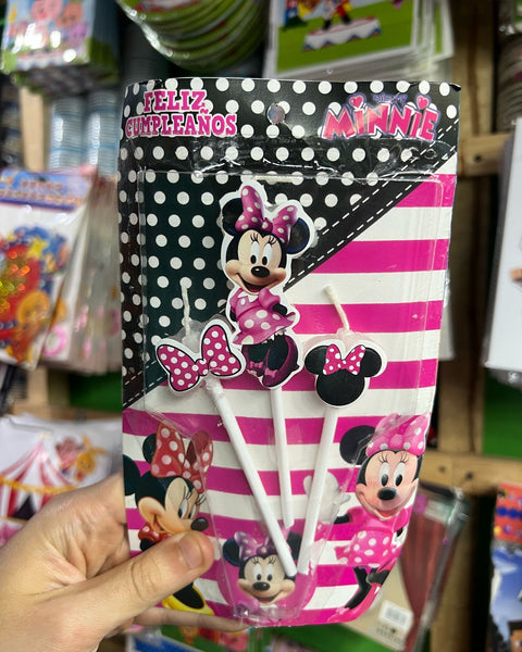 Vela cumpleaños Minnie Mouse