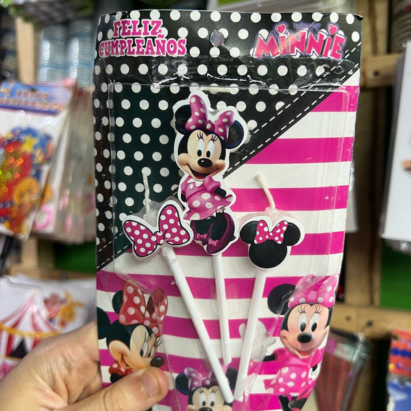Vela cumpleaños Minnie Mouse