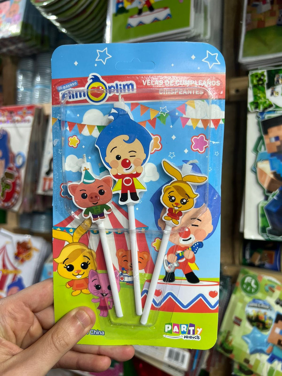 Vela plim plim x3 Personajes