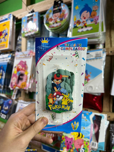 Vela cumpleaños pokemon