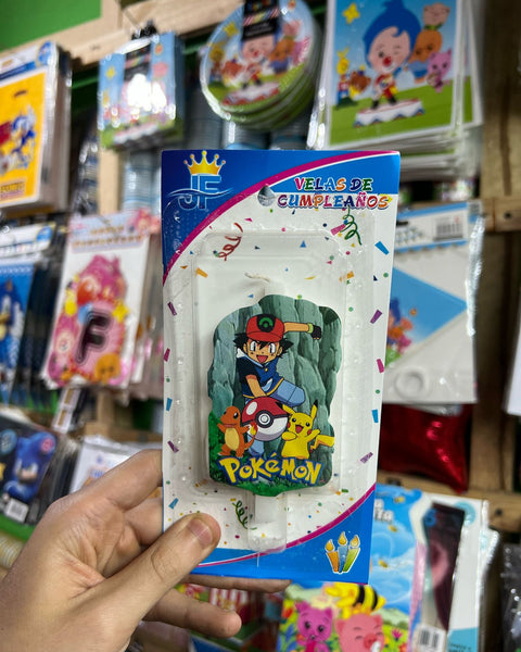 Vela cumpleaños pokemon