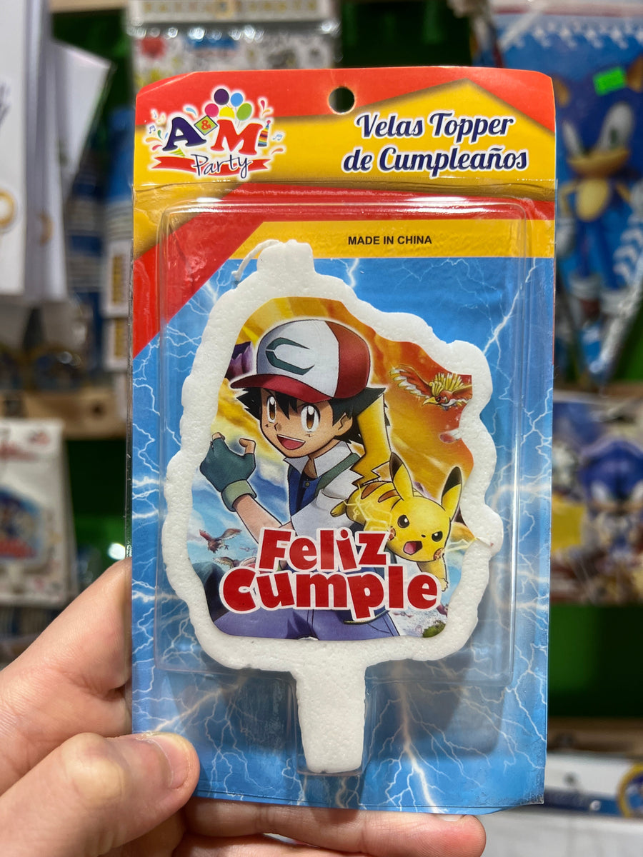 Vela cumpleaños pokemon