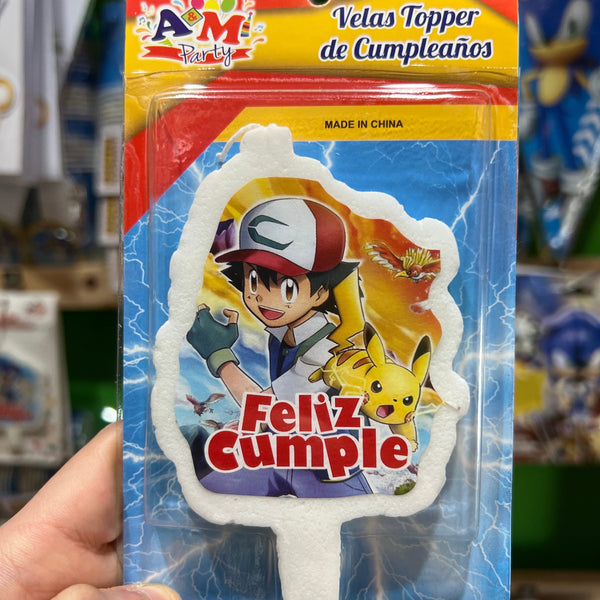 Vela cumpleaños pokemon