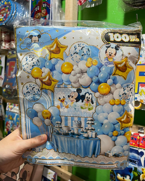 Set decoracion Mickey bebe