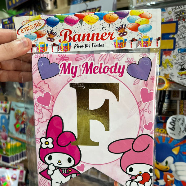 Banderin de feliz cumpleaños my melody