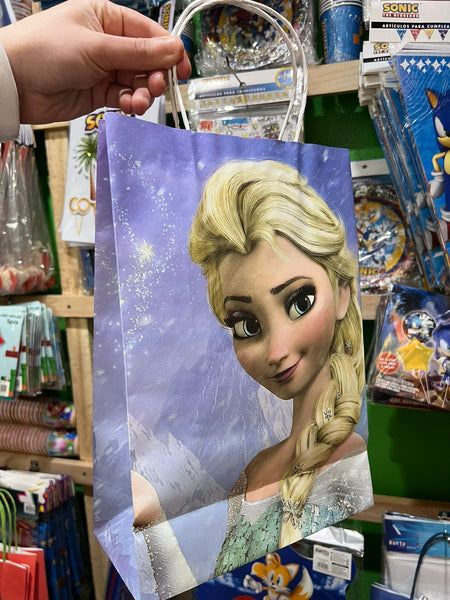 Bolsas de dulces papel frozen paquete x 6 unidades
