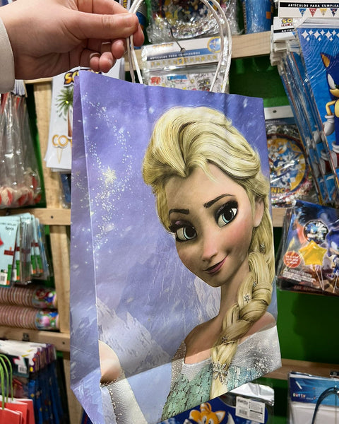 Bolsas de dulces papel frozen paquete x 6 unidades