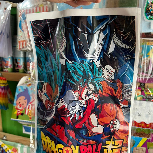 Bolsas de dulces plasticas dragon ball paquete X 6 unidades