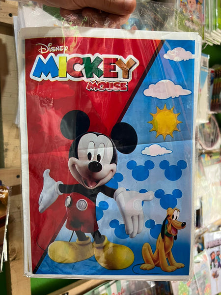 Bolsas de dulces plasticas mickey mouse paquete X 6 unidades