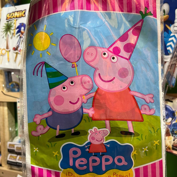 Bolsas de dulces plasticas peppa pig paquete X 6 unidades