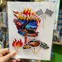 Topper para torta Hot Wheels
