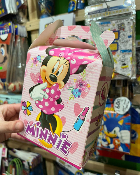 Cajas para sorpresas minnie mouse paquete X 6 unidades