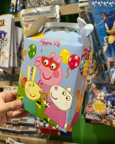 Cajas para sorpresas peppa pig paquete X 6 unidades