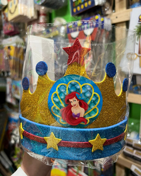 Corona festejado sirenita ariel
