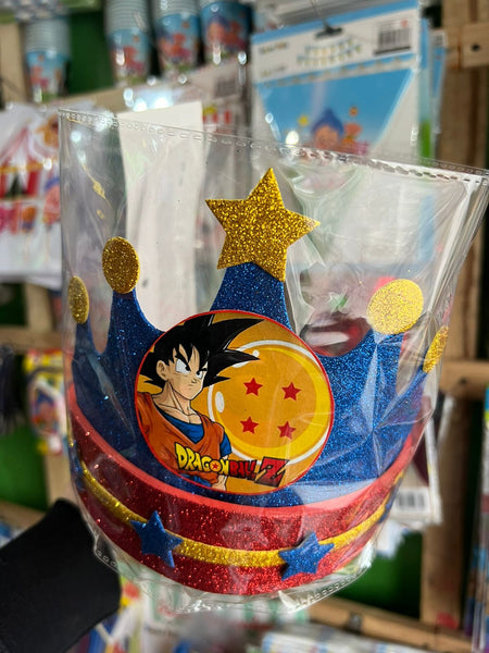 Corona festejado dragon ball