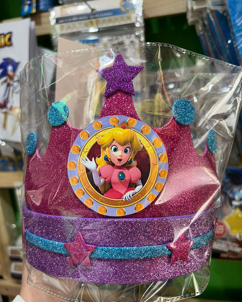 Corona festejado princesa peach