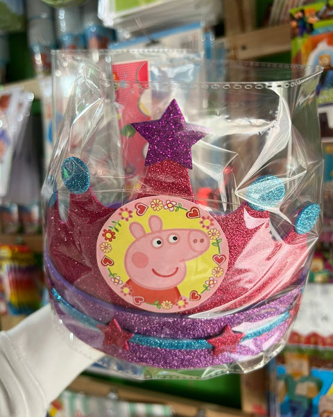 Corona festejado peppa pig