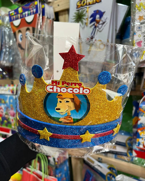 Corona festejado perro chocolo
