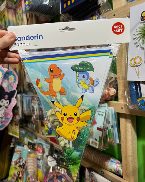 Banderin triangular Pokemon