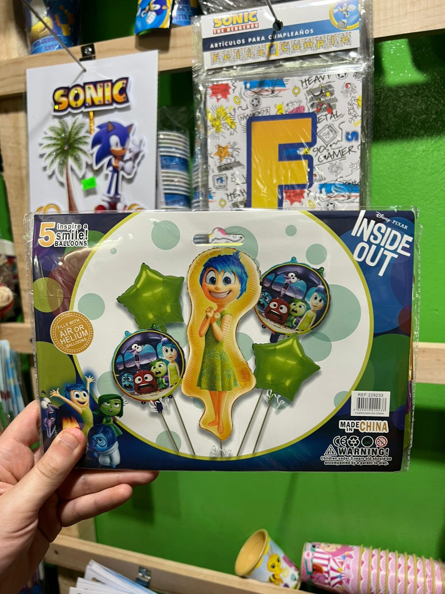 Set globos intensamente, 5 piezas