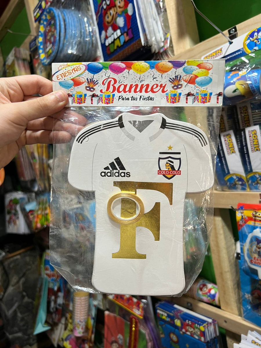 Banderin feliz cumpleaños Colo-colo