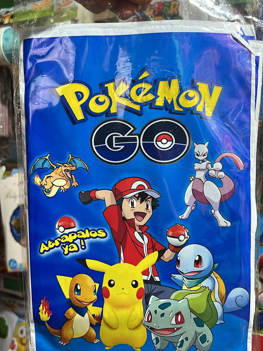 Bolsas de dulces plasticas pokemon paquete x 6 unidades