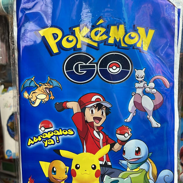 Bolsas de dulces plasticas pokemon paquete x 6 unidades