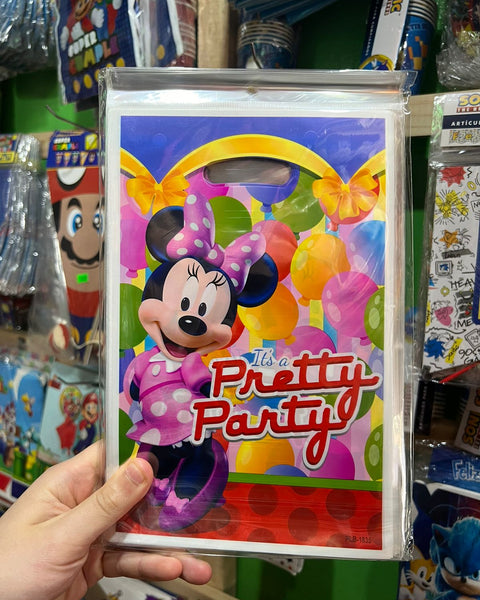 Bolsas de dulces Minnie mouse piñata paquete X 10 unidades