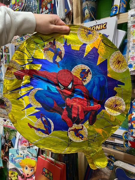 Globos metalizados spiderman, unidad