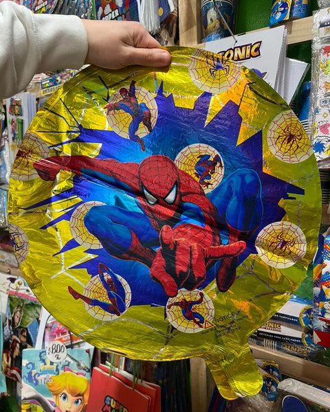 Globos metalizados spiderman, unidad