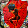 Globo silueta lady bug, 70 cm