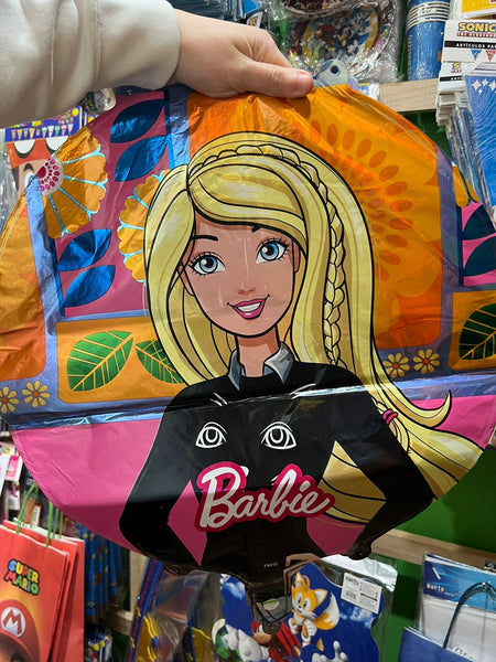 Globos metalizados barbie, unidad