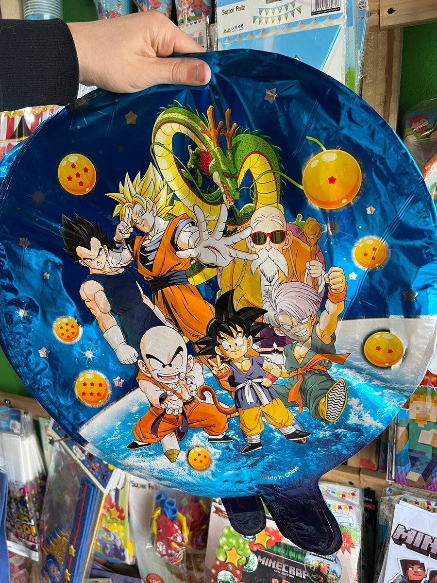 Globos metalizados dragon ball, unidad
