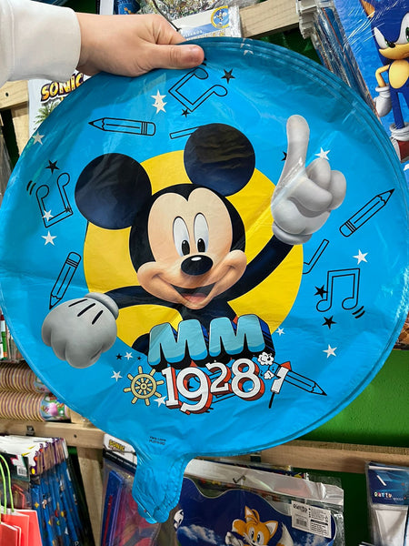 Globos metalizados mickey mouse, unidad