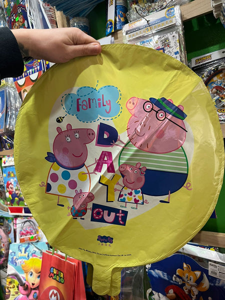 Globos metalizados peppa pig, unidad