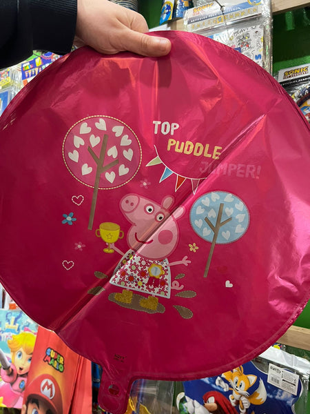 Globos metalizados peppa pig, unidad