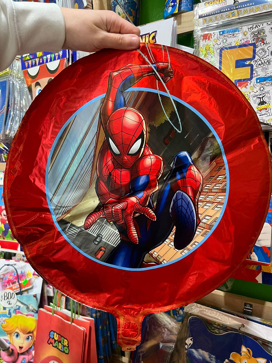 Globos metalizados spiderman, unidad