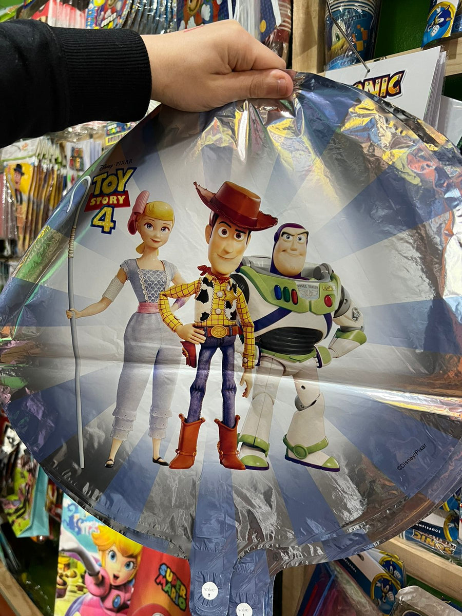 Globos metalizados toy story, unidad