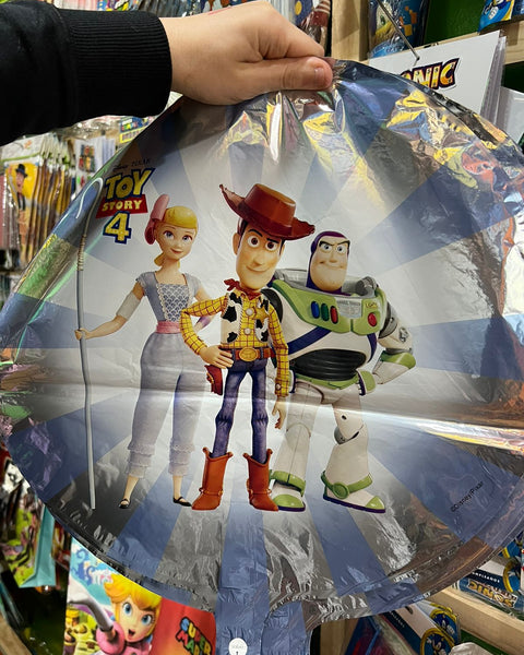Globos metalizados toy story, unidad