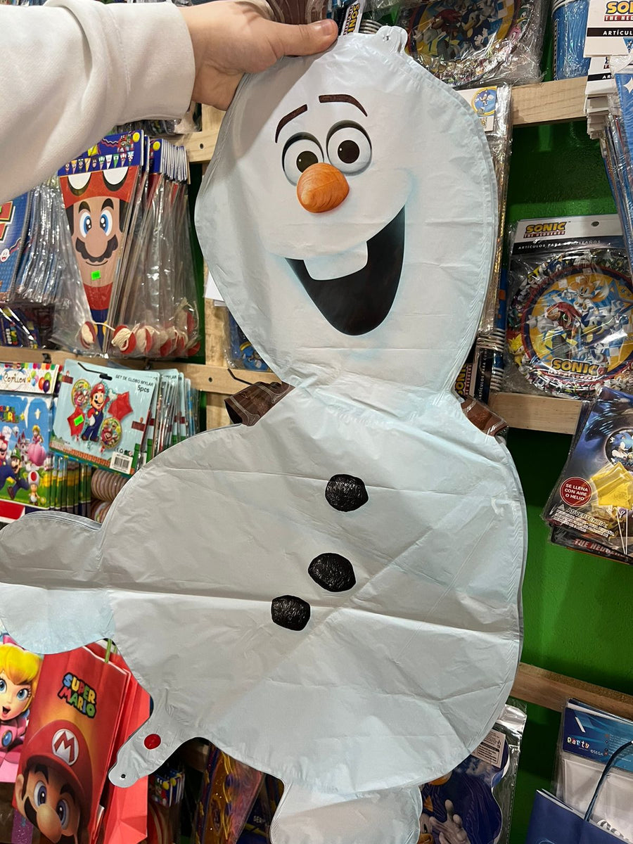 Globo metalizado silueta frozen 70 cm