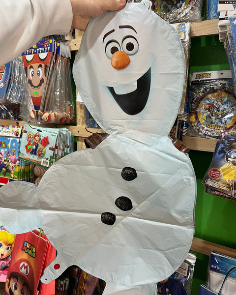 Globo metalizado silueta frozen 70 cm