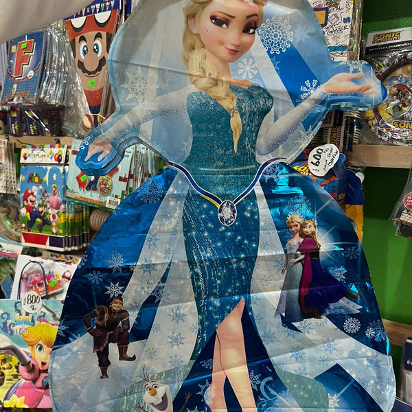 Globo metalizado silueta frozen 70 cm