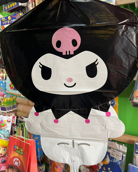 Globo metalizado silueta kuromi 70 cm
