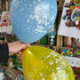 Globos latex impresos baby shark paquete X 12 unidades