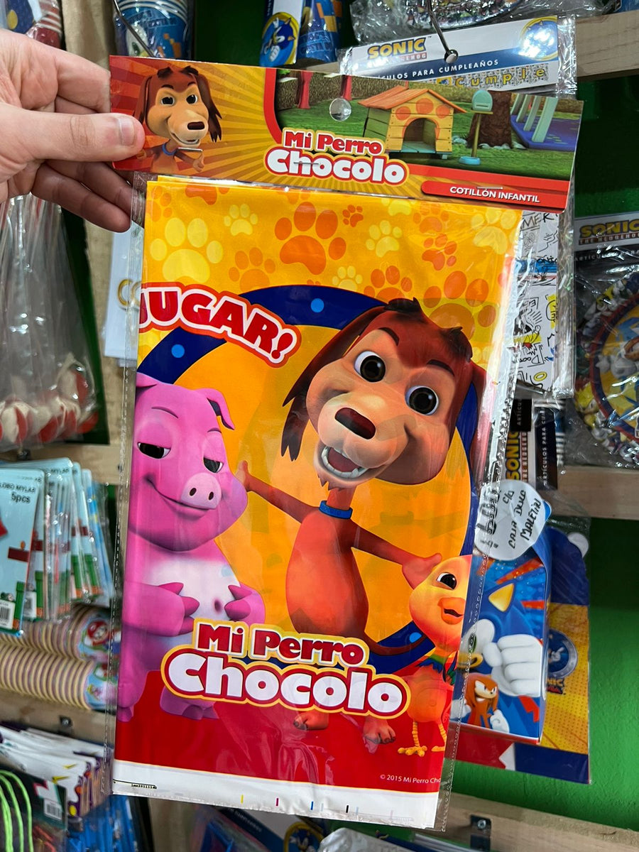 Mantel decorativo perro chocolo