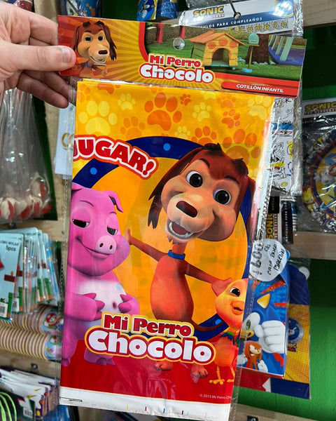 Mantel decorativo perro chocolo