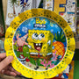 Platos bob esponjas paquete X 6 unidades