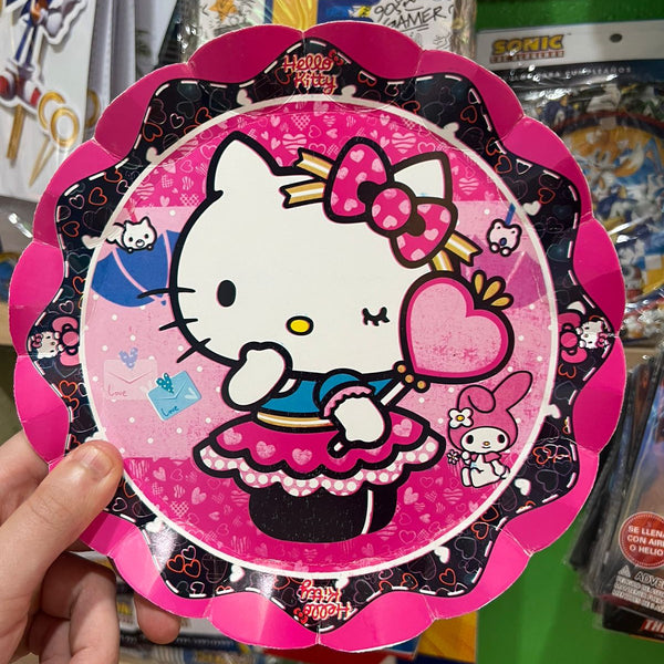 Platos hello kitty paquete X 6 unidades