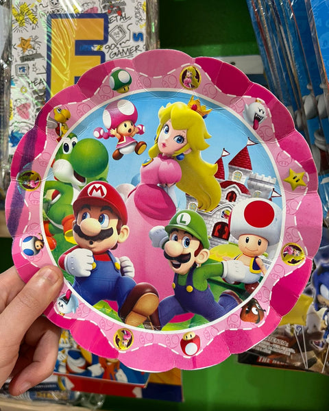 Platos princesa peach paquete X 6 unidades