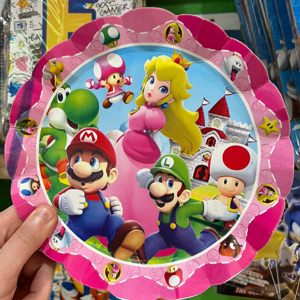 Platos princesa peach paquete X 6 unidades